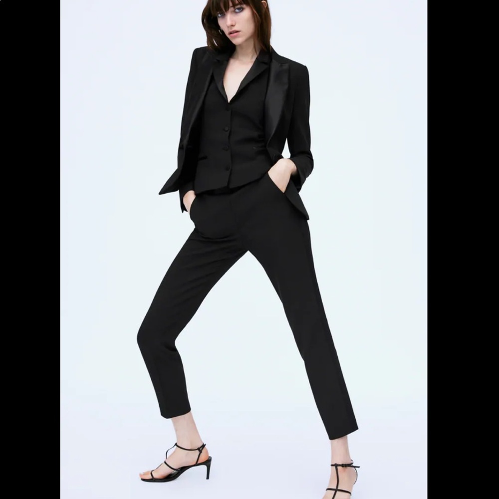Tuxedo Suit Blazer & Pants Co-ord Set